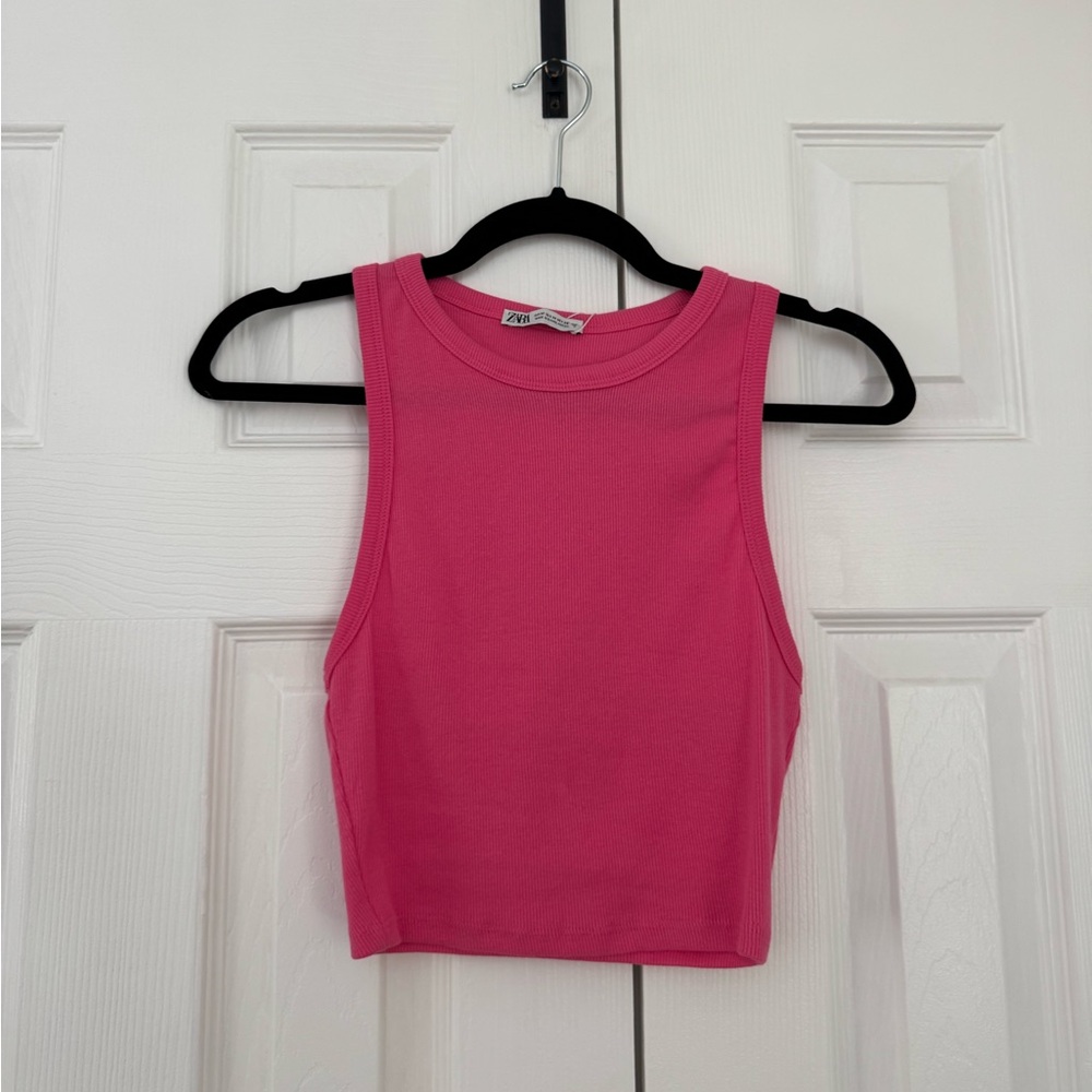 Zara Pink Women's Tank Top